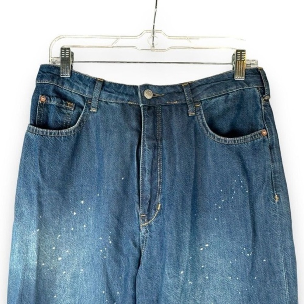 Pilcro Anthropologie The Annie High Rise Wide Leg Jeans Womens Size 30 Organic - Picture 5 of 16